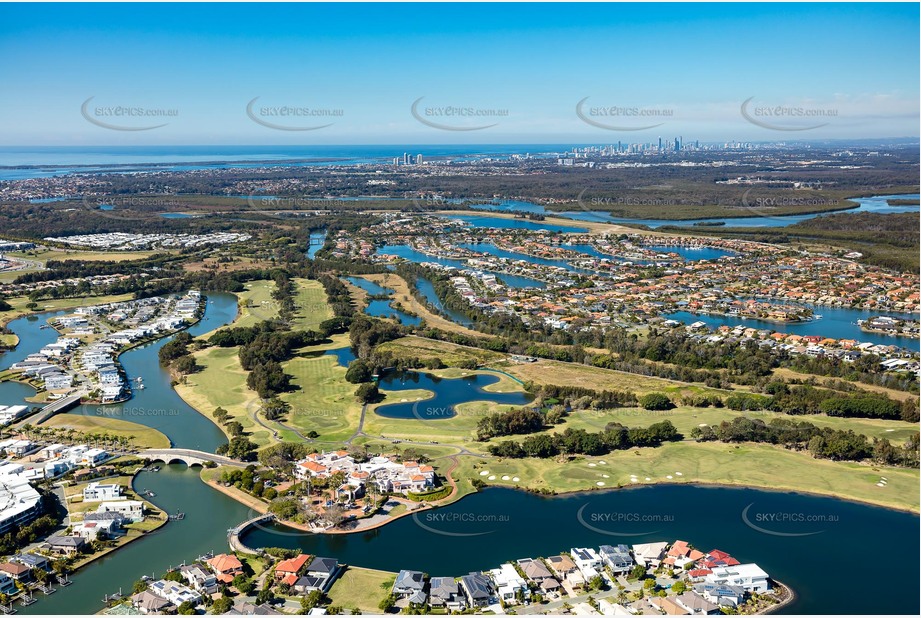 Aerial Photo Hope Island QLD Aerial Photography