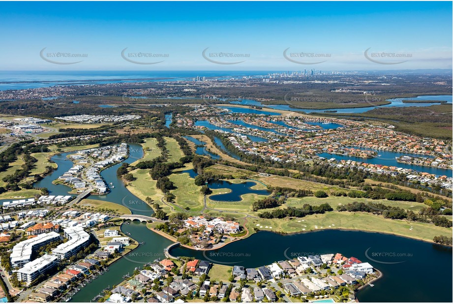 Aerial Photo Hope Island QLD Aerial Photography