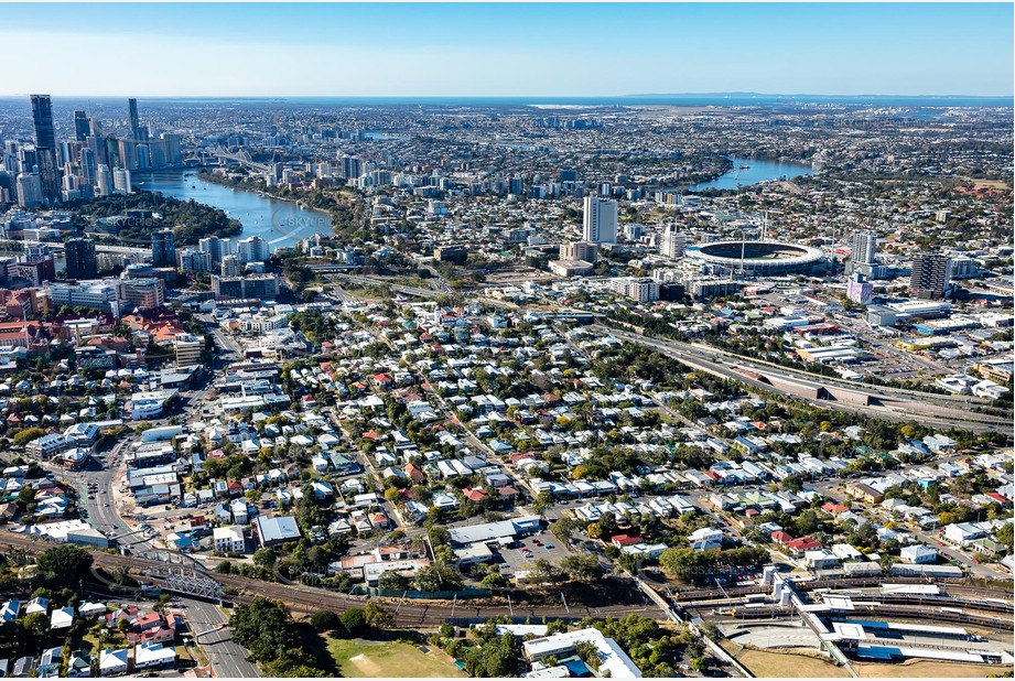 Aerial Photo Woolloongabba QLD Aerial Photography