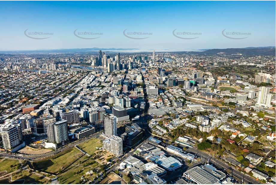 Aerial Photo Bowen Hills QLD Aerial Photography