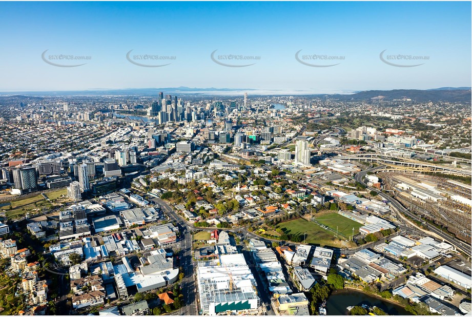 Aerial Photo Bowen Hills QLD Aerial Photography