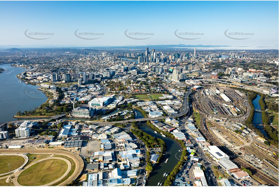 Aerial Photo Bowen Hills QLD Aerial Photography