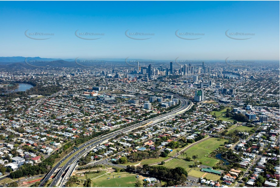 Aerial Photo Greenslopes QLD Aerial Photography