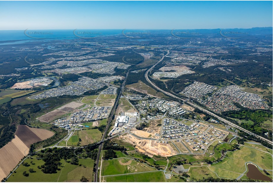 High Altitude Aerial Photo Pimpama QLD Aerial Photography