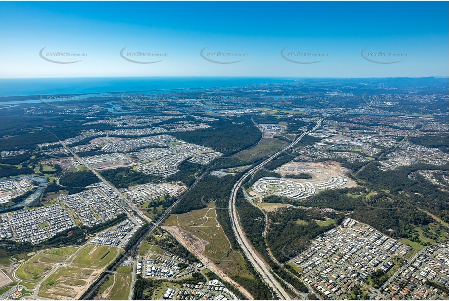 High Altitude Aerial Photo Pimpama QLD Aerial Photography