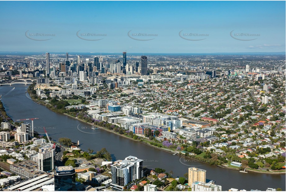 Aerial Photo West End QLD Aerial Photography