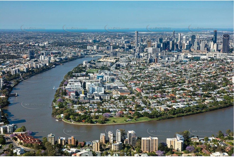 Aerial Photo West End QLD Aerial Photography