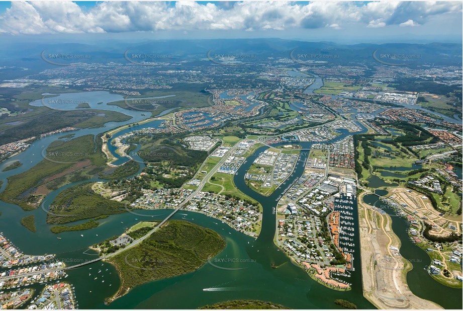 High Altitude Aerial Photo Hope Island QLD Aerial Photography