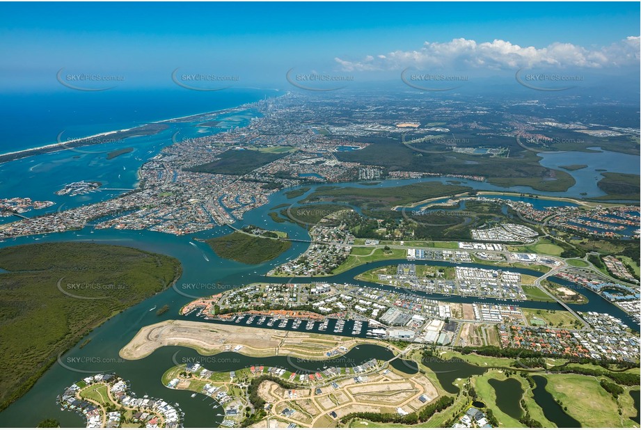 High Altitude Aerial Photo Hope Island QLD Aerial Photography