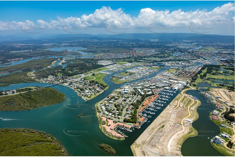 Aerial Photo Hope Island QLD Aerial Photography