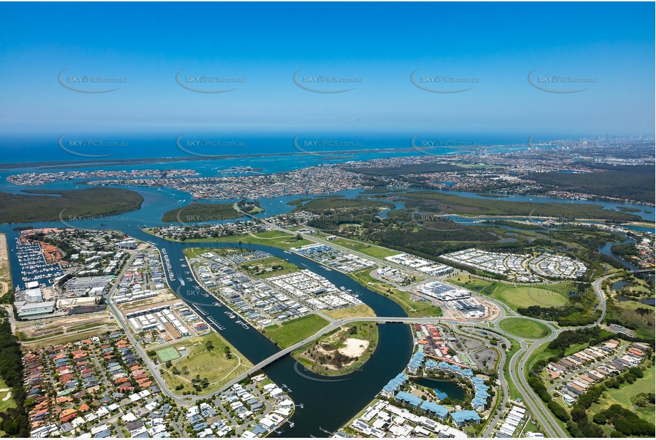 Aerial Photo Hope Island QLD Aerial Photography