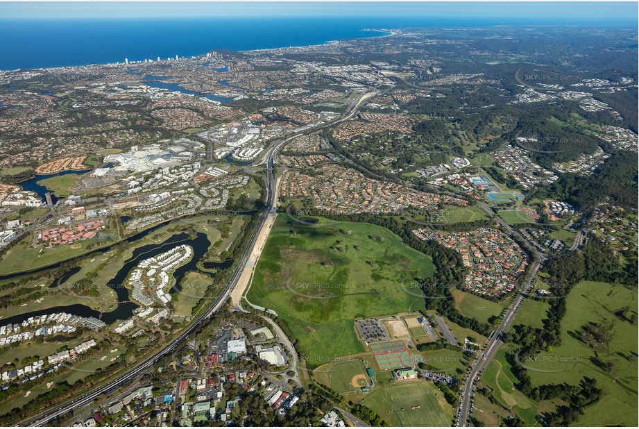 High Altitude Aerial Photo Robina QLD Aerial Photography