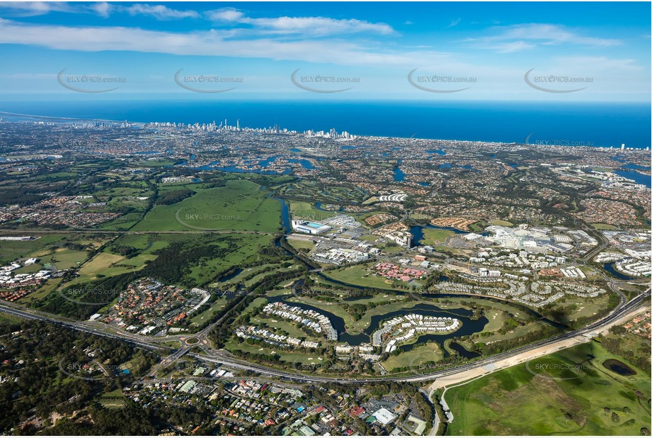 High Altitude Aerial Photo Robina QLD Aerial Photography