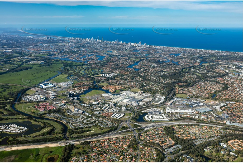 High Altitude Aerial Photo Robina QLD Aerial Photography