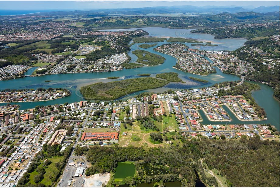 Aerial Photo Tweed Heads West NSW Aerial Photography