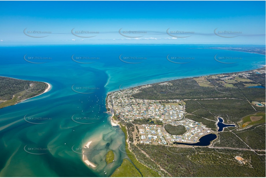 Aerial Photo Burrum Heads Aerial Photography