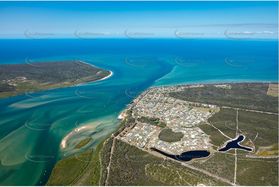 Aerial Photo Burrum Heads Aerial Photography