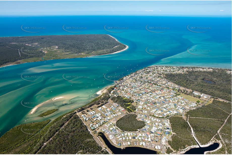 Aerial Photo Burrum Heads Aerial Photography