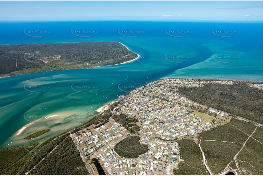 Aerial Photo Burrum Heads Aerial Photography