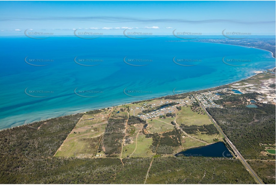 Aerial Photo Burrum Heads Aerial Photography