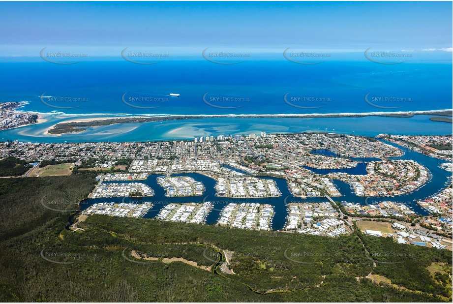 Aerial Photo Pelican Waters QLD Aerial Photography