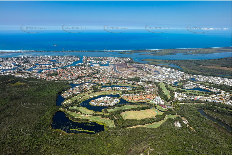 Aerial Photo Pelican Waters QLD Aerial Photography