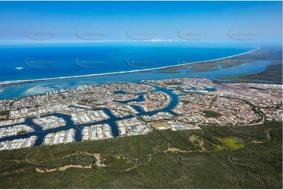 Aerial Photo Pelican Waters QLD Aerial Photography