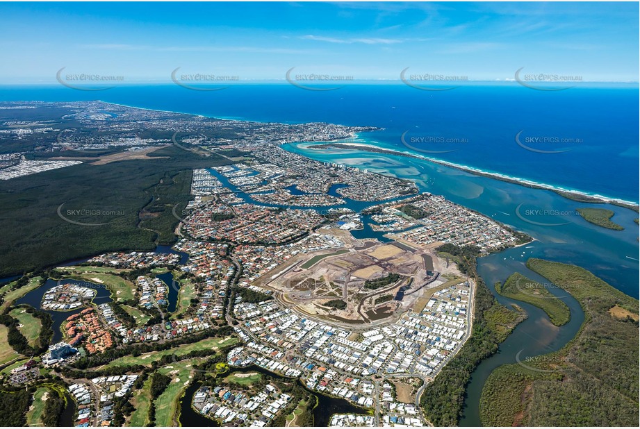 High Altitude Aerial Photo Pelican Waters QLD Aerial Photography