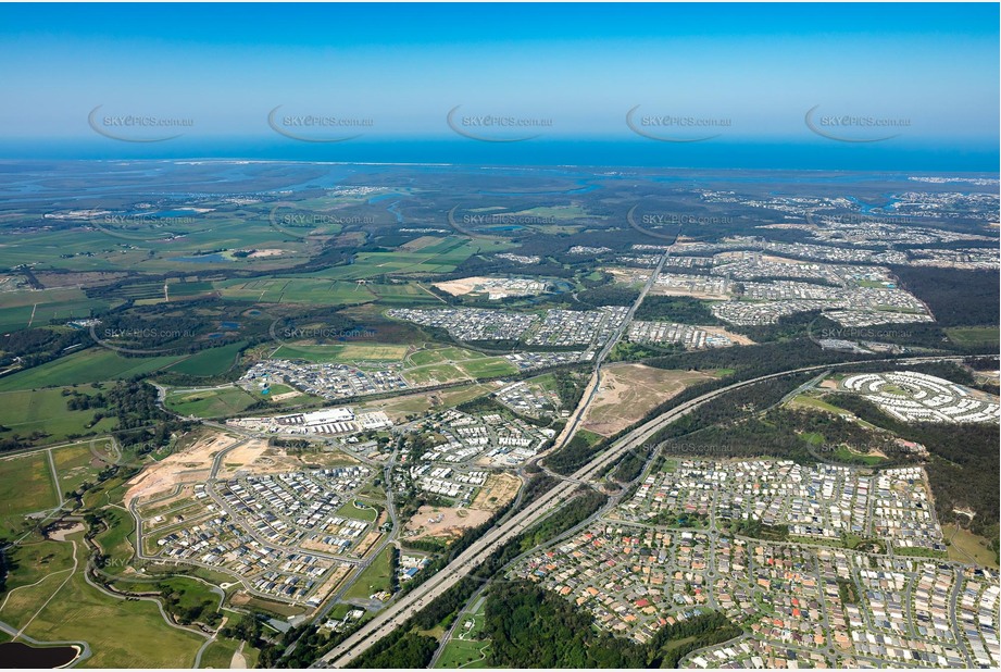 High Altitude Aerial Photo Pimpama QLD Aerial Photography