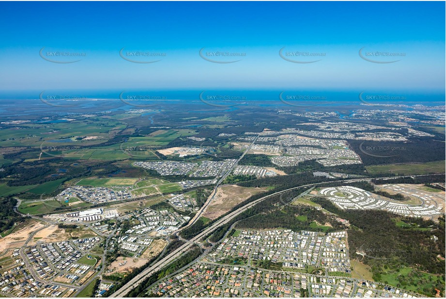 High Altitude Aerial Photo Pimpama QLD Aerial Photography