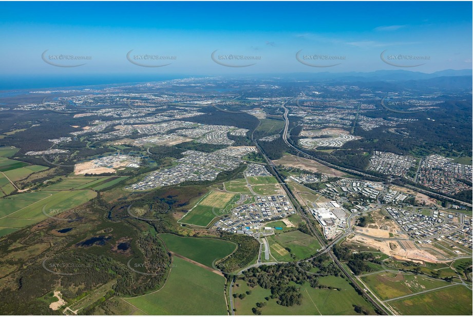 High Altitude Aerial Photo Pimpama QLD Aerial Photography