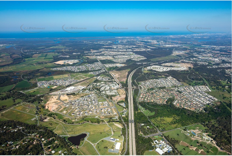 High Altitude Aerial Photo Pimpama QLD Aerial Photography