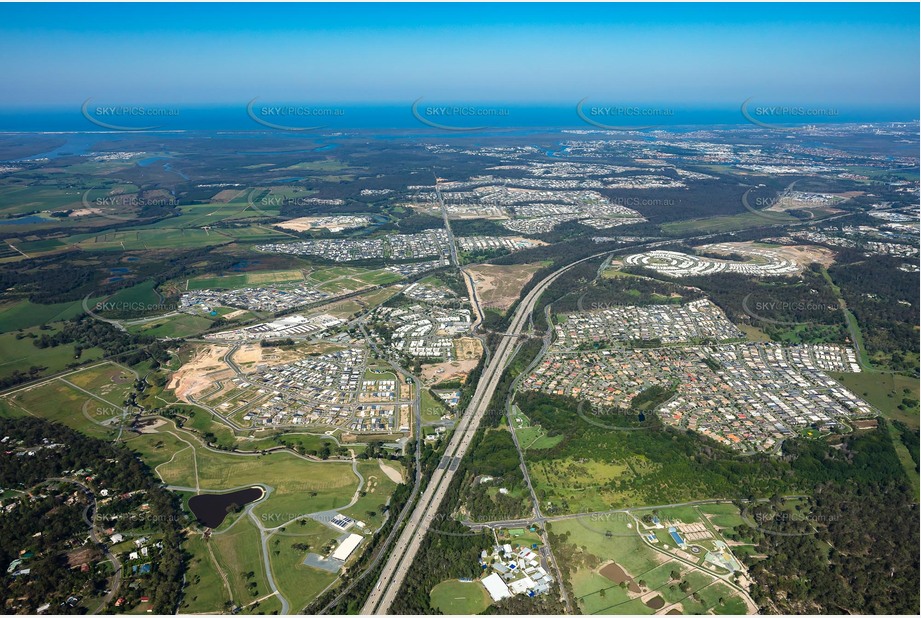 High Altitude Aerial Photo Pimpama QLD Aerial Photography