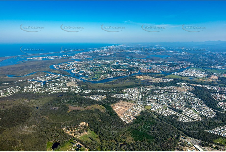 High Altitude Aerial Photo Coomera QLD Aerial Photography