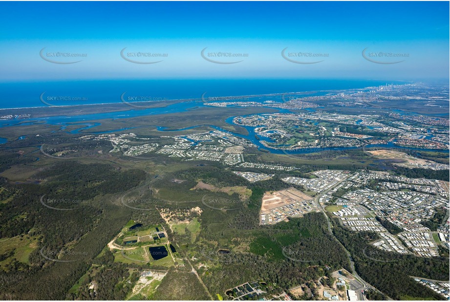 High Altitude Aerial Photo Coomera QLD Aerial Photography