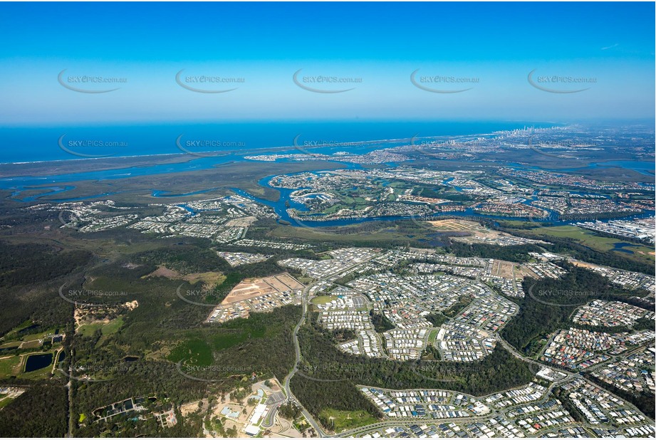 High Altitude Aerial Photo Coomera QLD Aerial Photography