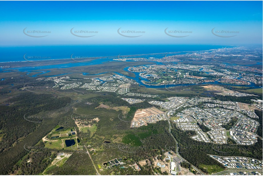 High Altitude Aerial Photo Coomera QLD Aerial Photography