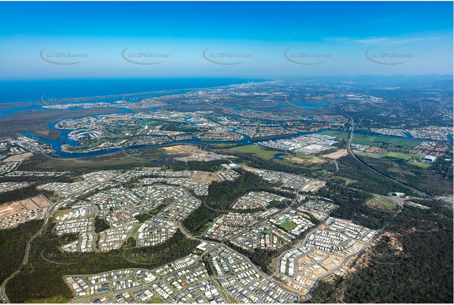 High Altitude Aerial Photo Coomera QLD Aerial Photography