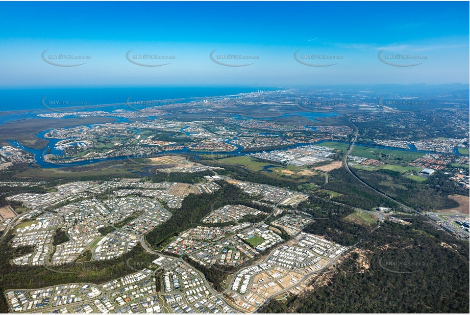 High Altitude Aerial Photo Coomera QLD Aerial Photography