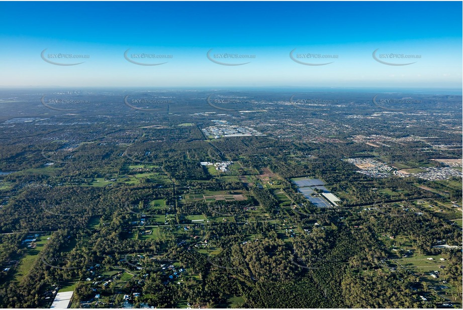 High Altitude Aerial Photo Chambers Flat QLD Aerial Photography