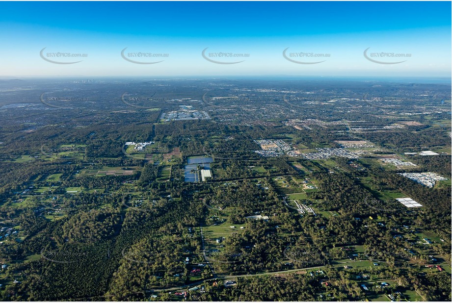 High Altitude Aerial Photo Chambers Flat QLD Aerial Photography