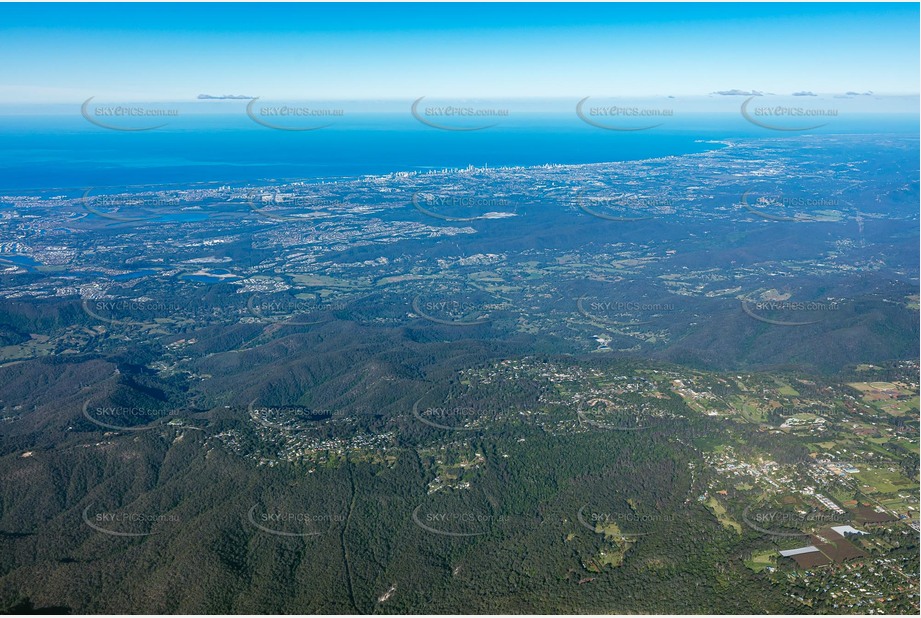 High Altitude Aerial Photo Tamborine Mountain Aerial Photography