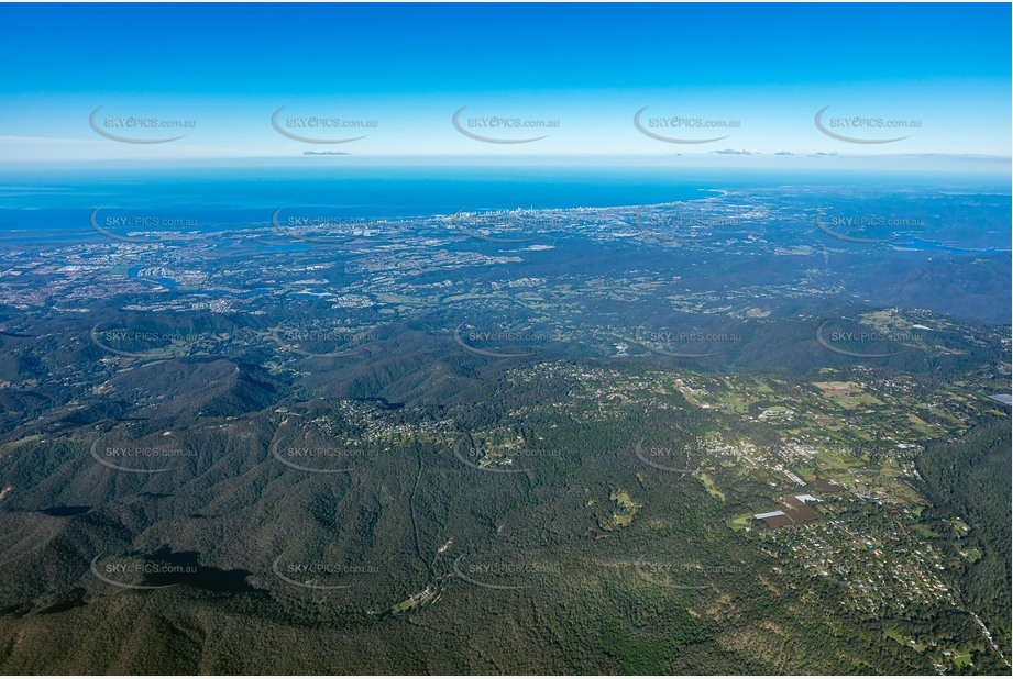 High Altitude Aerial Photo Tamborine Mountain Aerial Photography