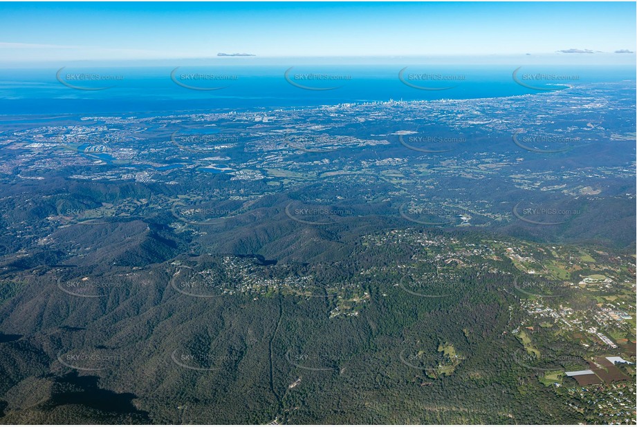 High Altitude Aerial Photo Tamborine Mountain Aerial Photography