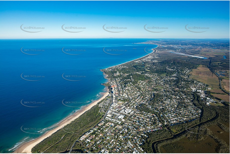 High Altitude Aerial Photo Coolum Beach Aerial Photography