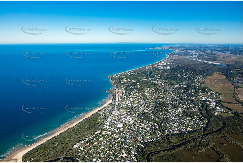 High Altitude Aerial Photo Coolum Beach Aerial Photography