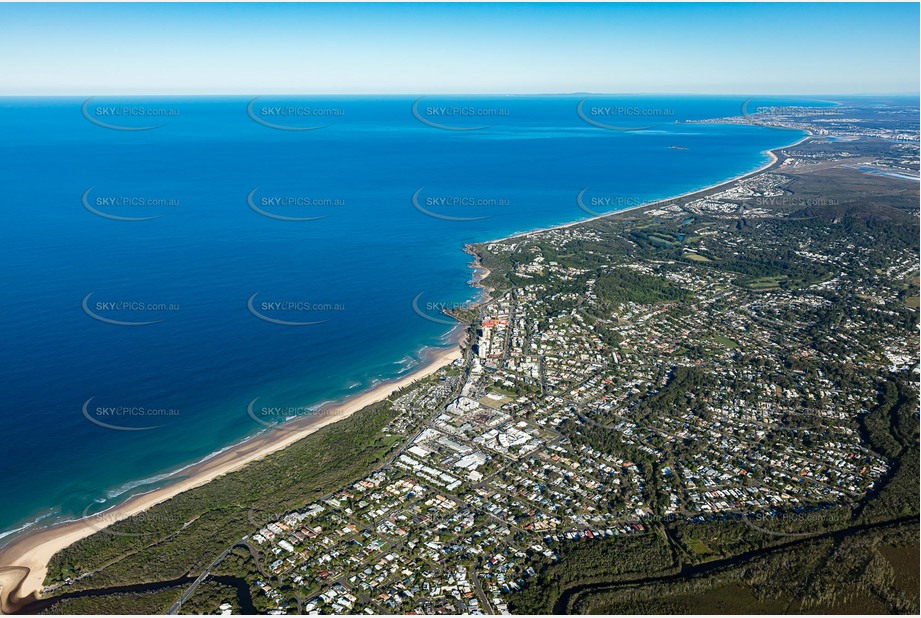 High Altitude Aerial Photo Coolum Beach Aerial Photography