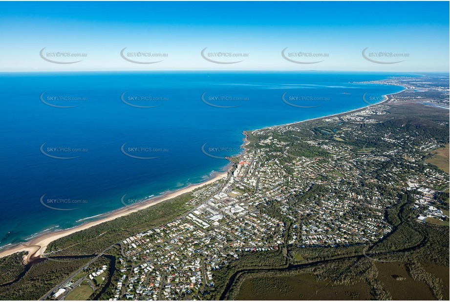 High Altitude Aerial Photo Coolum Beach Aerial Photography