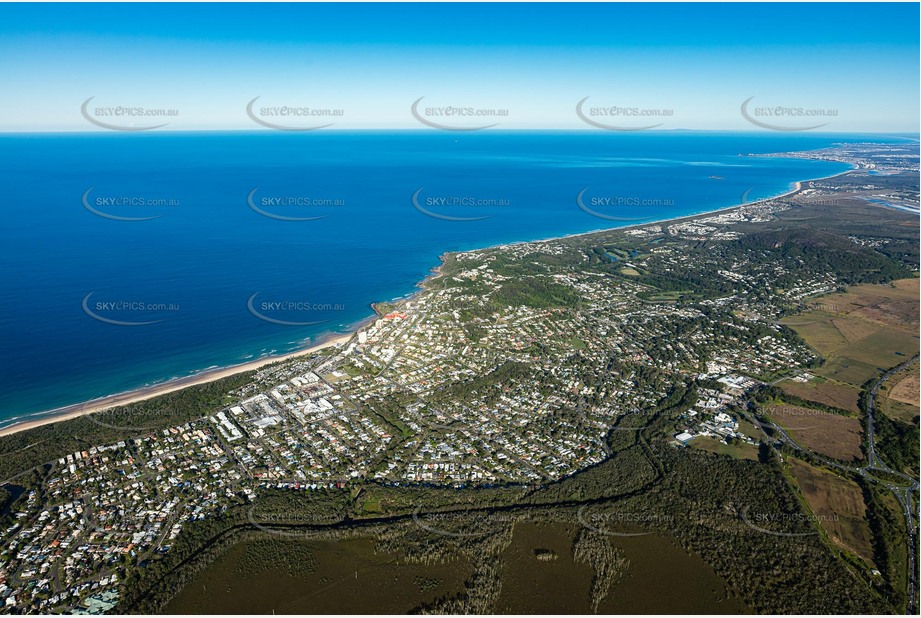 High Altitude Aerial Photo Coolum Beach Aerial Photography