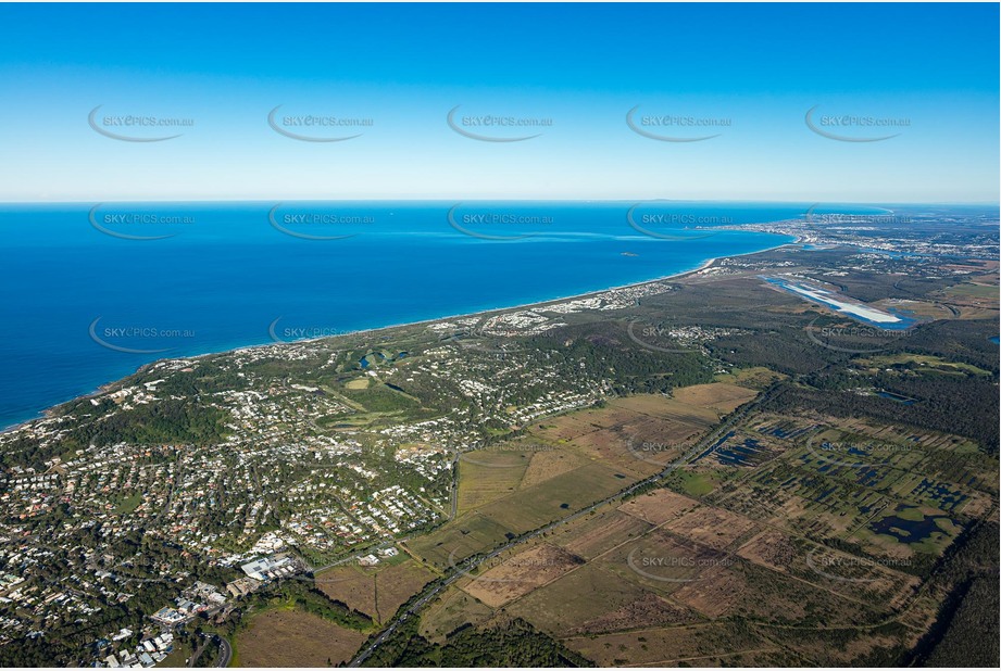 High Altitude Aerial Photo Coolum Beach Aerial Photography